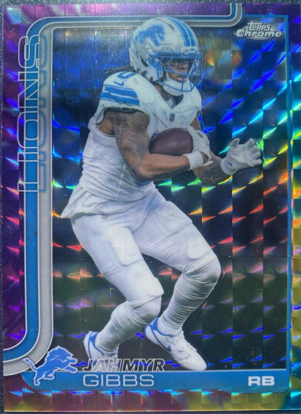 Jahmyr Gibbs [Tie Dye Geometric Refractor] #101