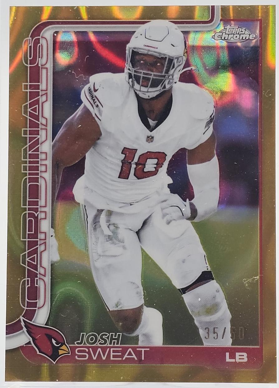 Josh Sweat [Gold Lava Refractor] #10