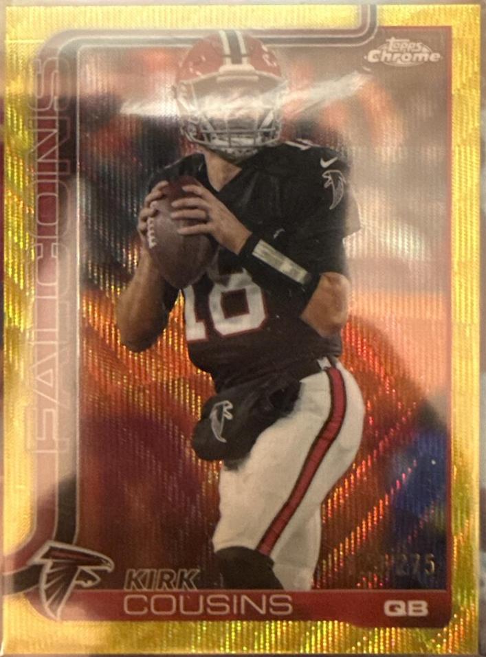 Kirk Cousins [Gold Wave Refractor] #13