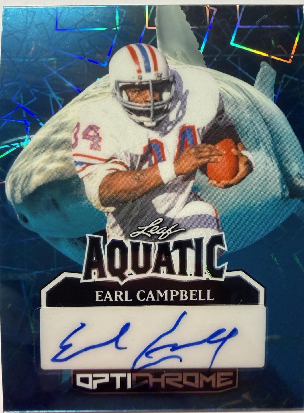 Earl Campbell [Lazer] #A-EC1