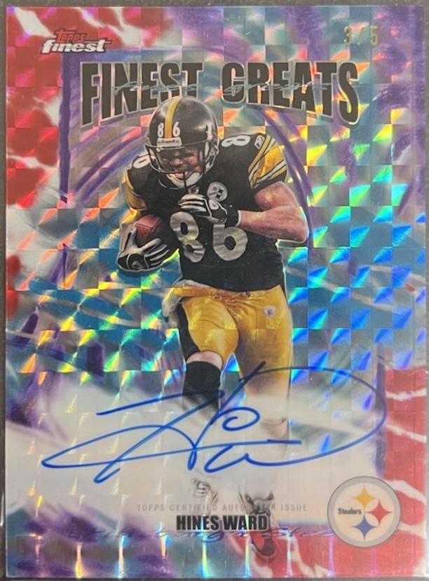 Hines Ward [Red Geometric] #FGA-HW
