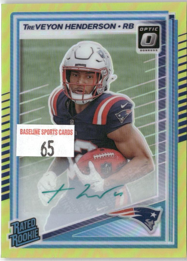 TreVeyon Henderson [Neon Yellow RPS Autograph] #248