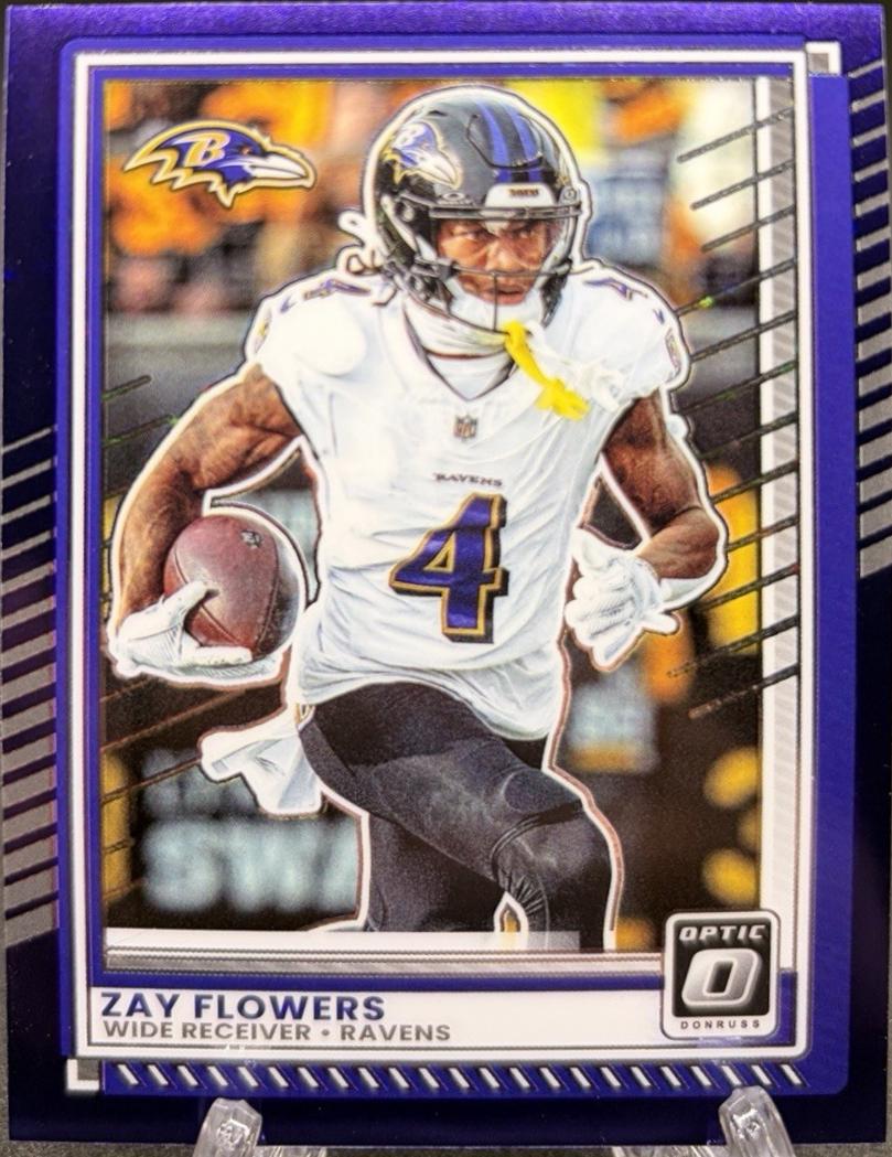 Zay Flowers [Purple Stars] #120
