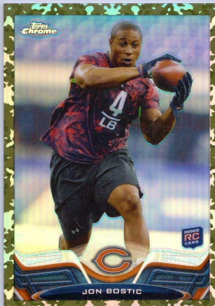 Jon Bostic [Camo Refractor] #189