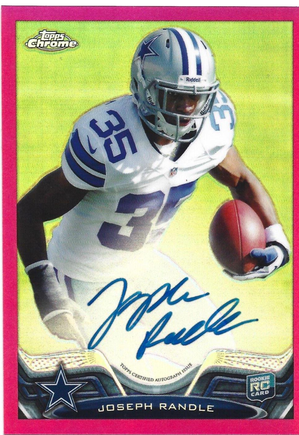 Joseph Randle [Autograph Pink Refractor] #29
