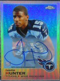 Justin Hunter [Autograph Refractor] #18