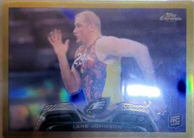 Lane Johnson [Gold Refractor] #88