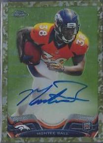 Montee Ball [Autograph Camo Refractor] #11