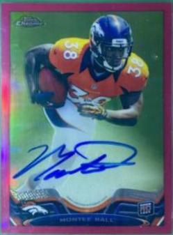 Montee Ball [Autograph Pink Refractor] #11