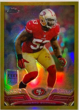 NaVorro Bowman [Gold Refractor] #187