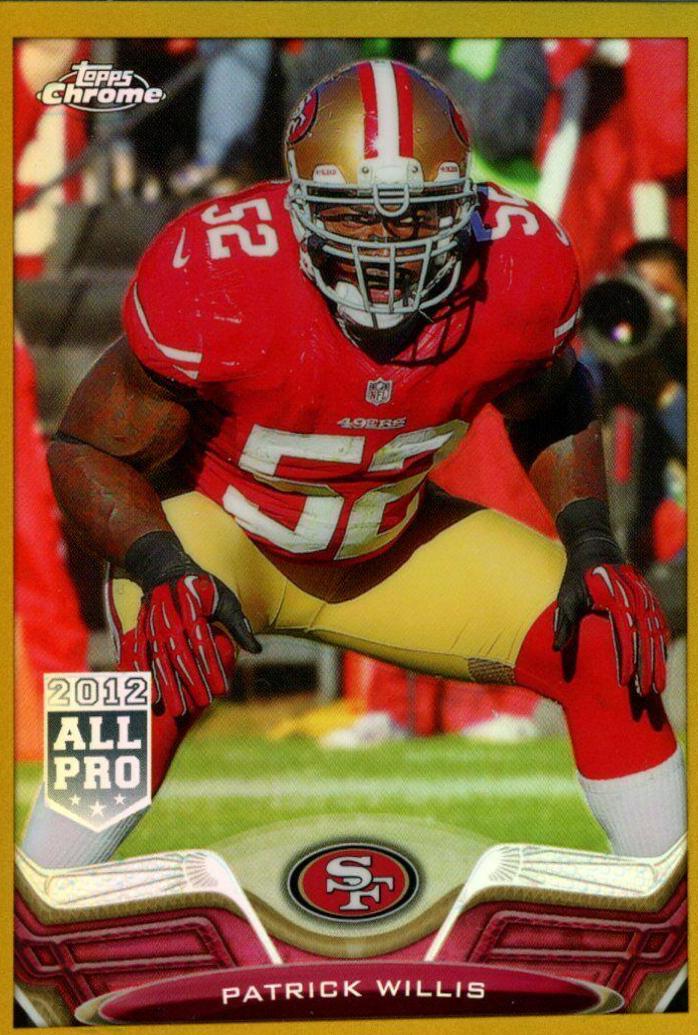 Patrick Willis [Gold Refractor] #12
