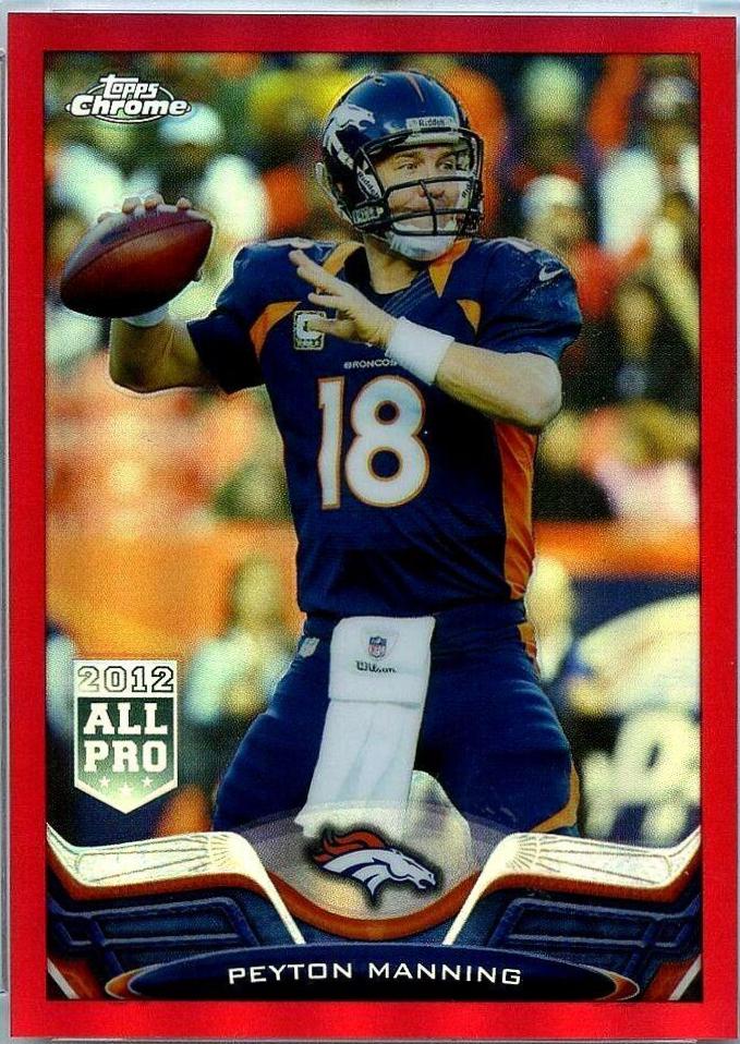 Peyton Manning [Red Refractor] #1