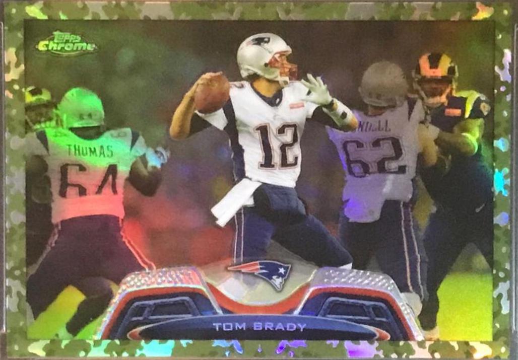 Tom Brady [Camo Refractor] #50