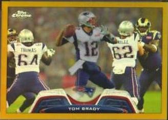 Tom Brady [Gold Refractor] #50