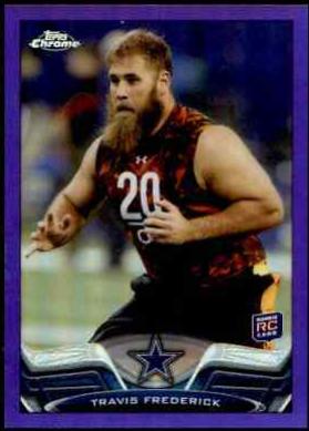 Travis Frederick [Blue Refractor] #157