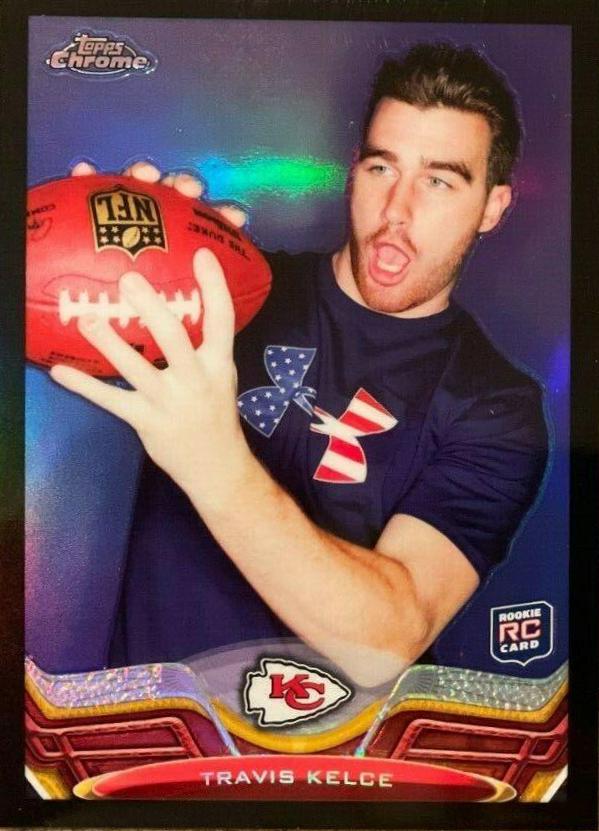 Travis Kelce [Black Refractor] #118