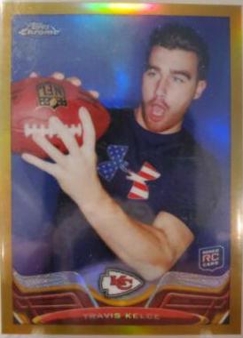Travis Kelce [Gold Refractor] #118