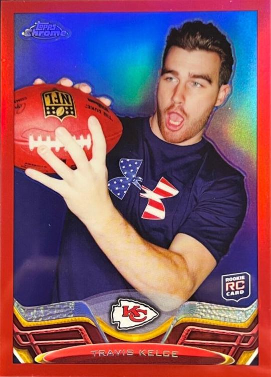Travis Kelce [Red Refractor] #118
