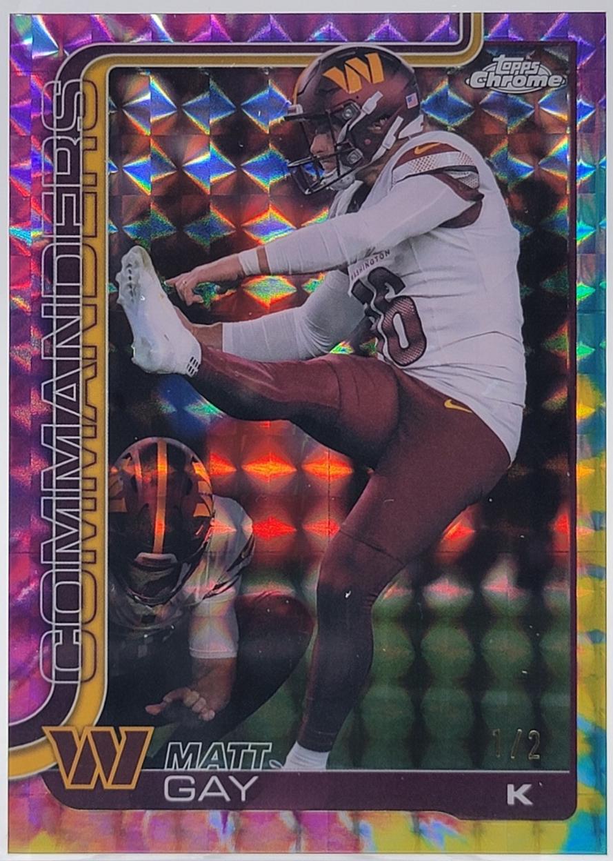 Matt Gay [Tie Dye Geometric Refractor] #300