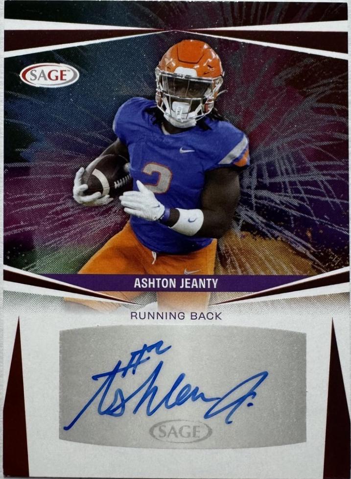 Ashton Jeanty [Red] #A-AJ
