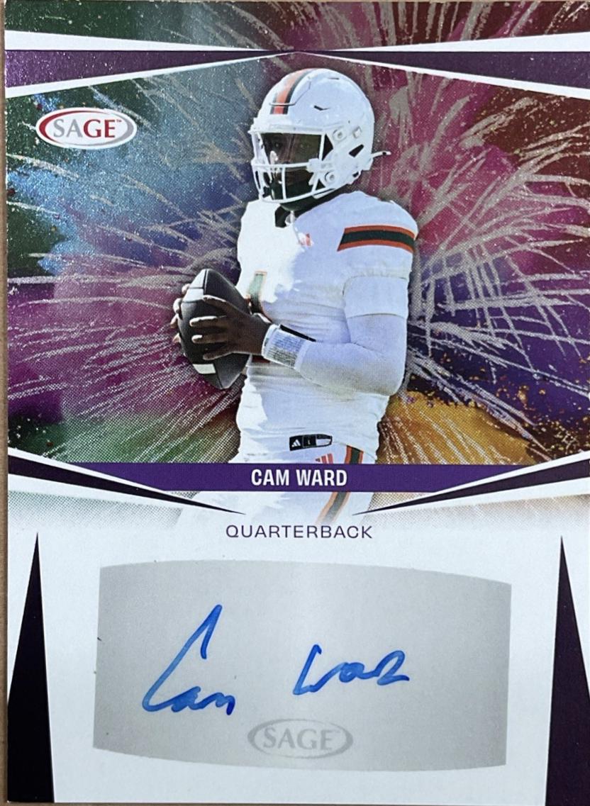 Cam Ward [Purple] #A-CW