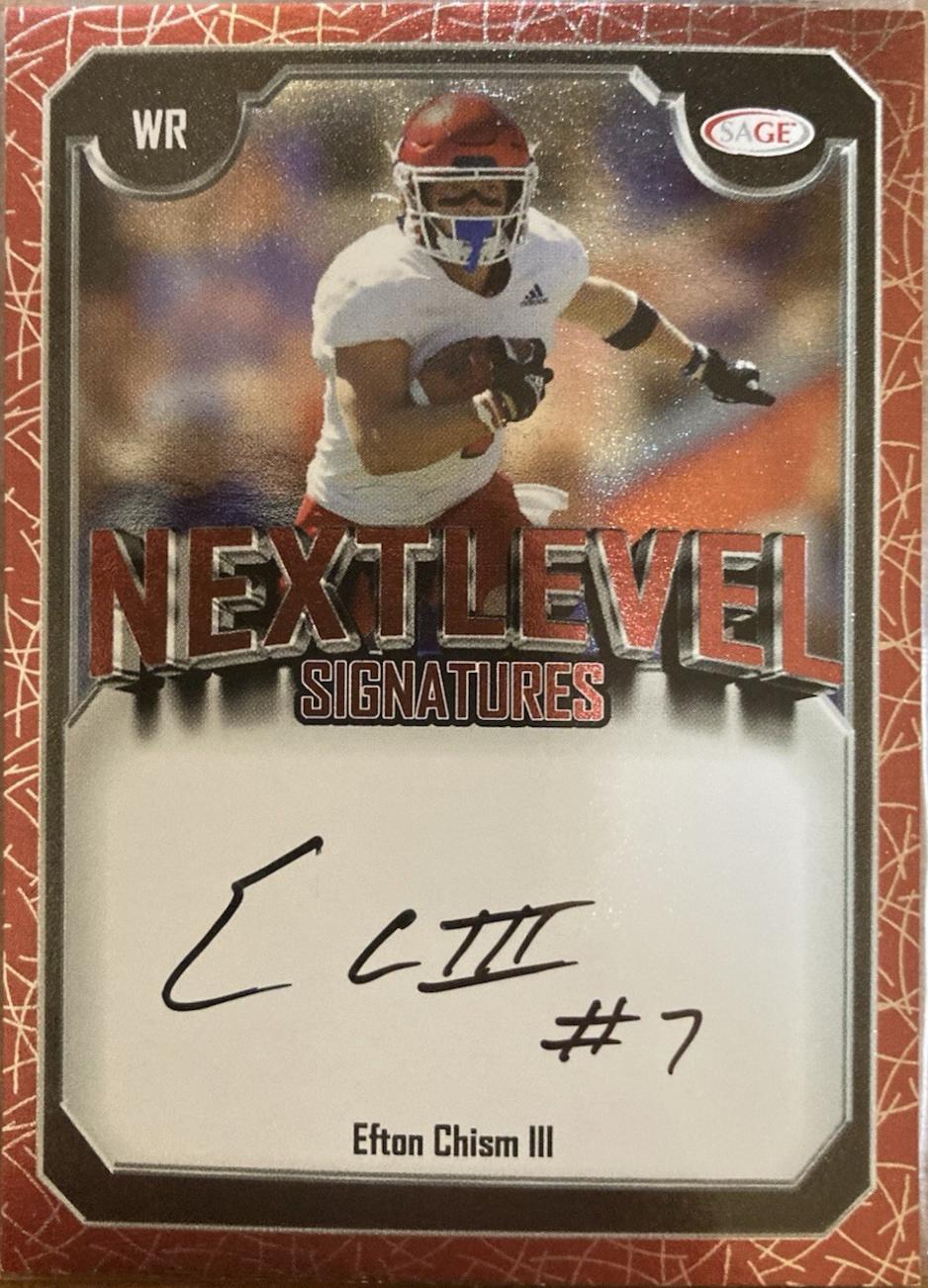 Efton Chism III [Red] #NLS-EC