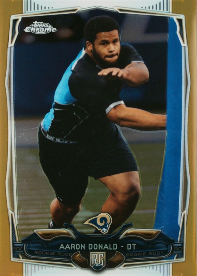 Aaron Donald [Gold Refractor] #175