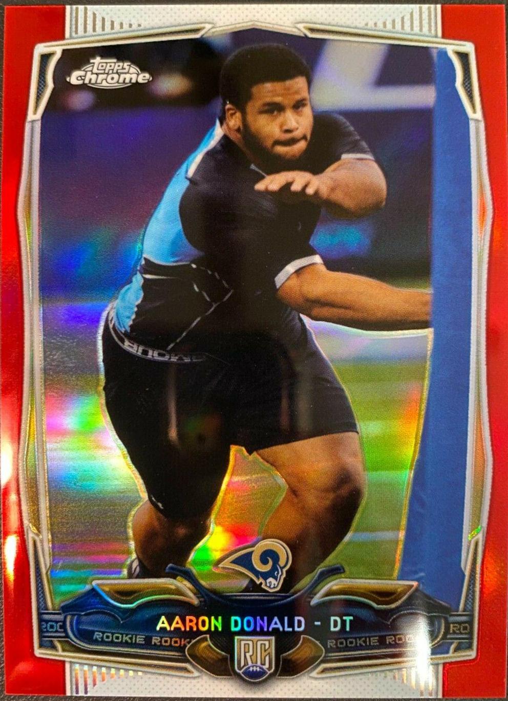 Aaron Donald [Red Refractor] #175
