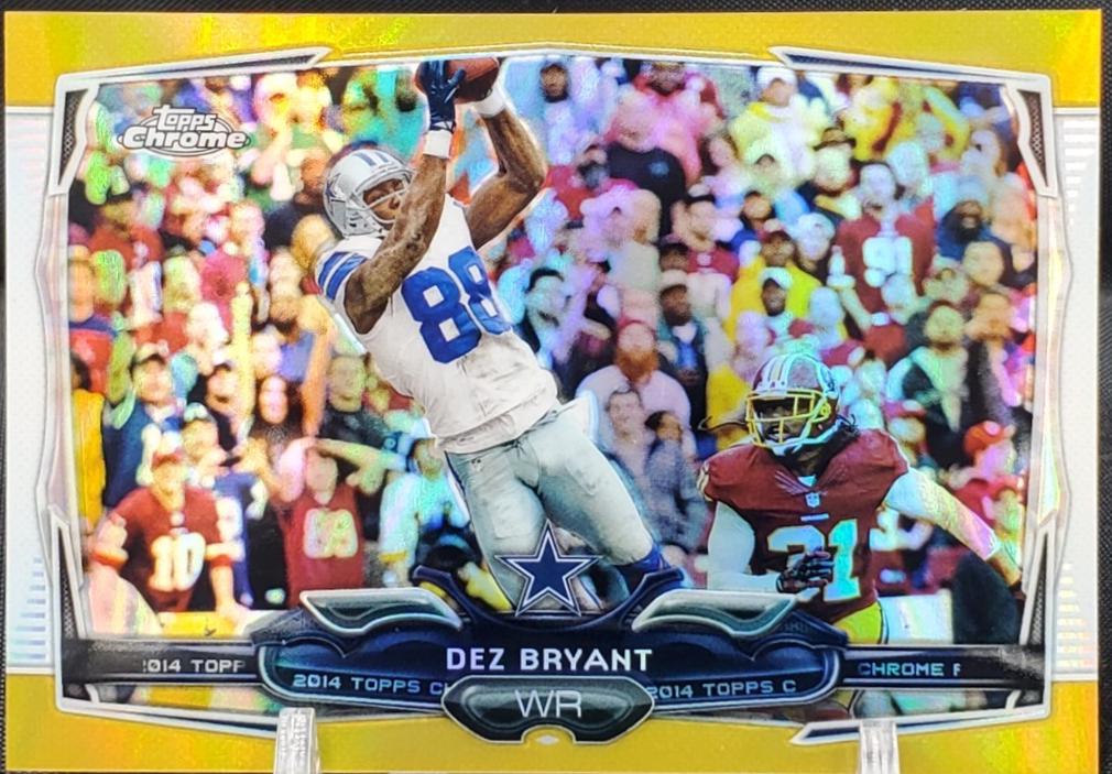Dez Bryant [White Jersey Gold Refractor] #78