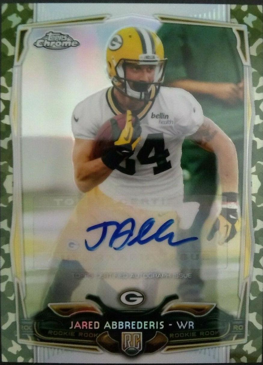 Jared Abbrederis [Autograph Camo Refractor] #130
