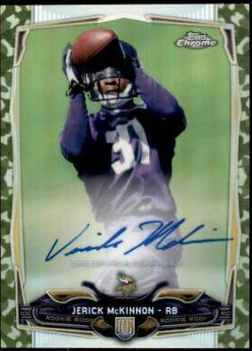 Jerick McKinnon [Autograph Camo Refractor] #160