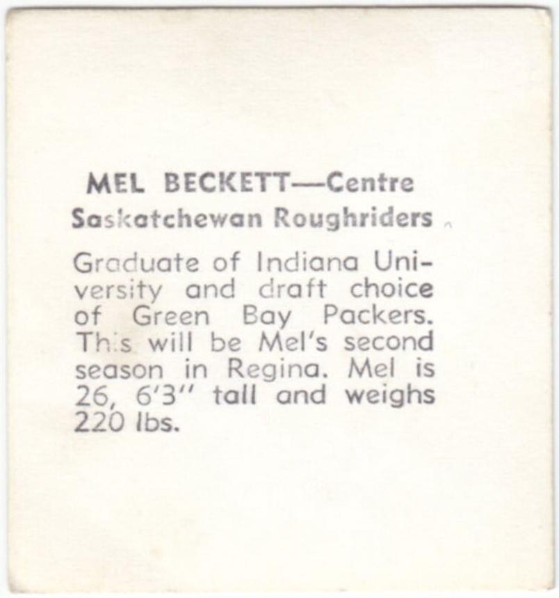 Mel Beckett #12