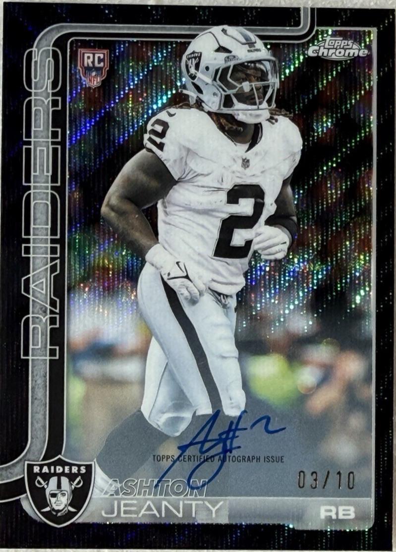 Ashton Jeanty [White Refractor] #RAU-AJ