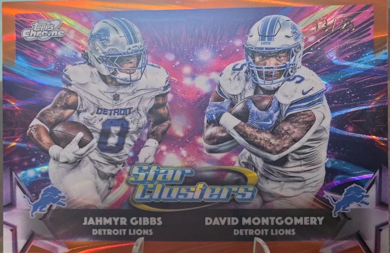 David Montgomery / Jahmyr Gibbs [Orange Galactic] #SC-9