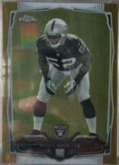 Khalil Mack [Gold Refractor] #184