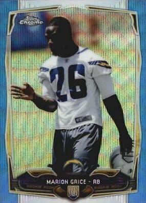 Marion Grice [Blue Wave Refractor] #122