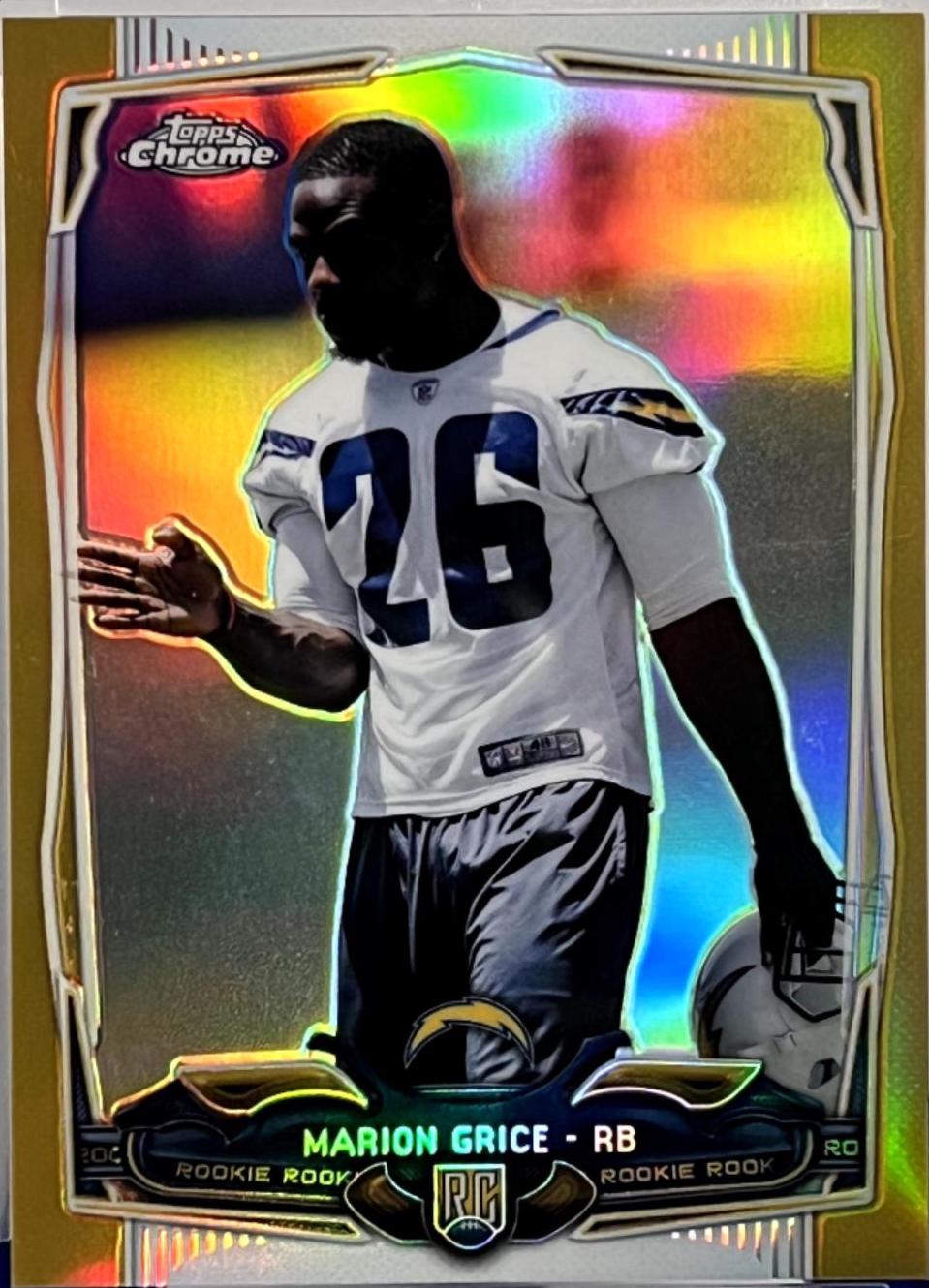 Marion Grice [Gold Refractor] #122