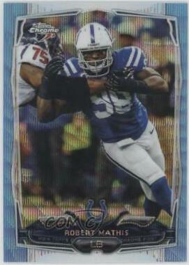 Robert Mathis [Blue Wave Refractor] #80