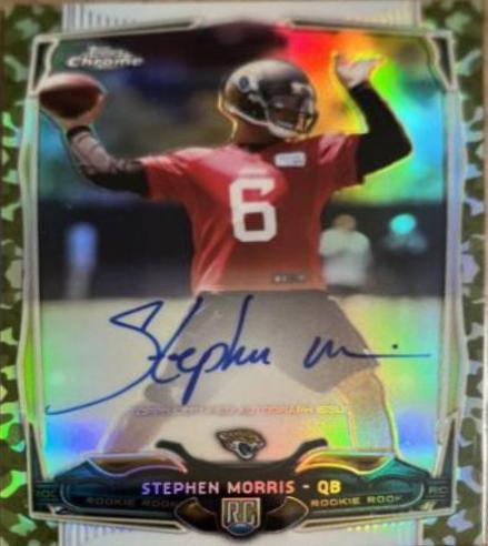 Stephen Morris [Autograph Camo Refractor] #167