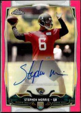 Stephen Morris [Autograph Pink Refractor] #167