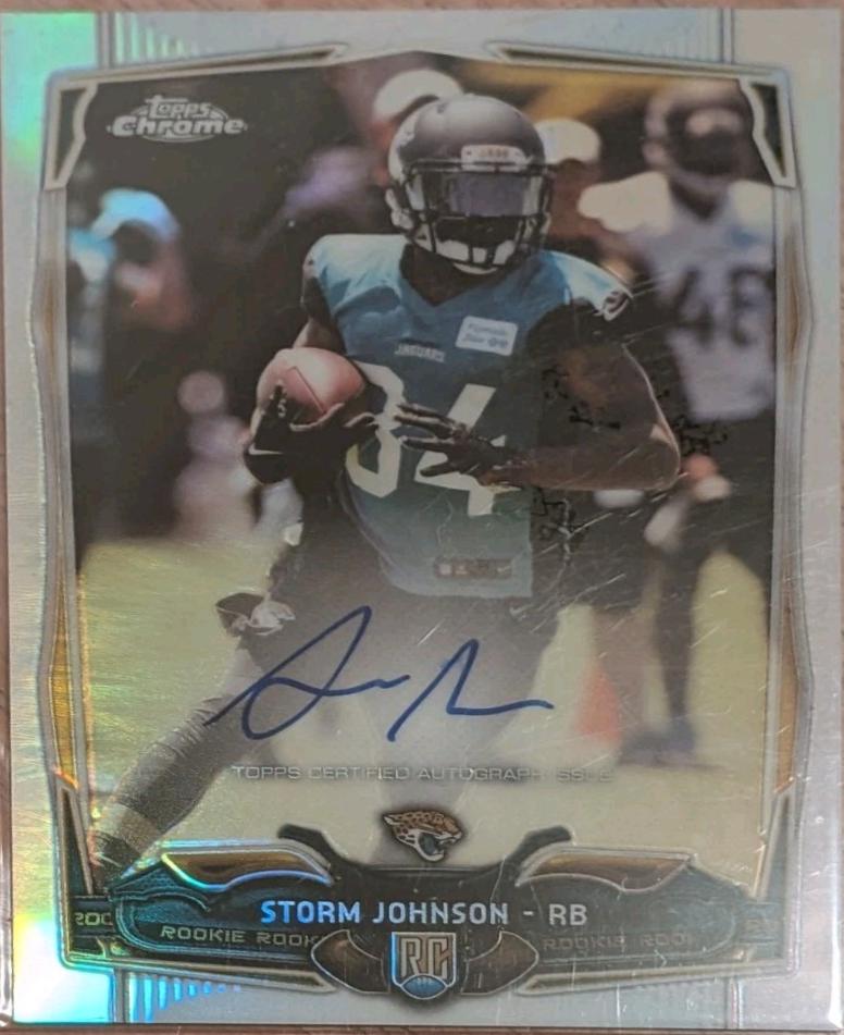 Storm Johnson [Autograph Black Refractor] #134
