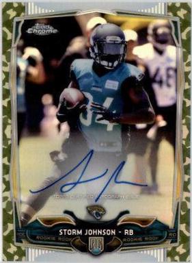 Storm Johnson [Autograph Camo Refractor] #134