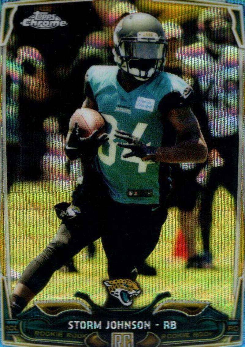 Storm Johnson [Blue Wave Refractor] #134