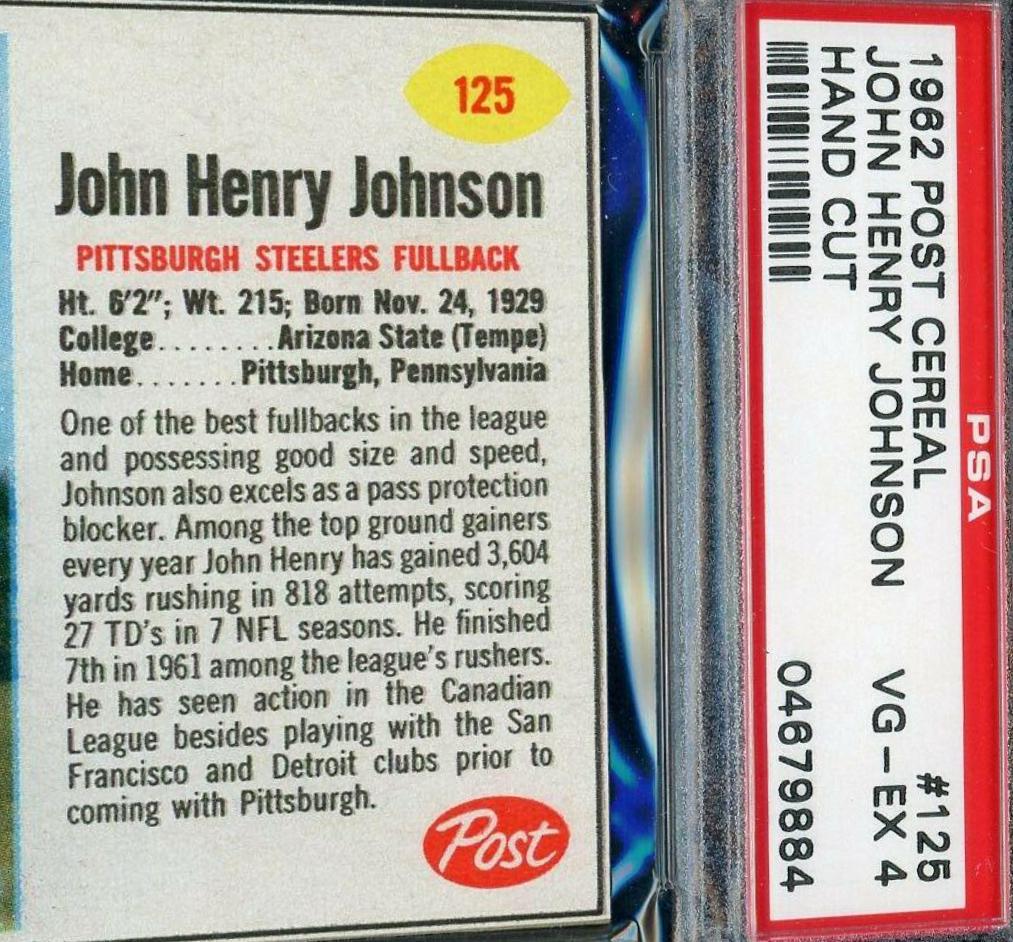John Henry Johnson #125