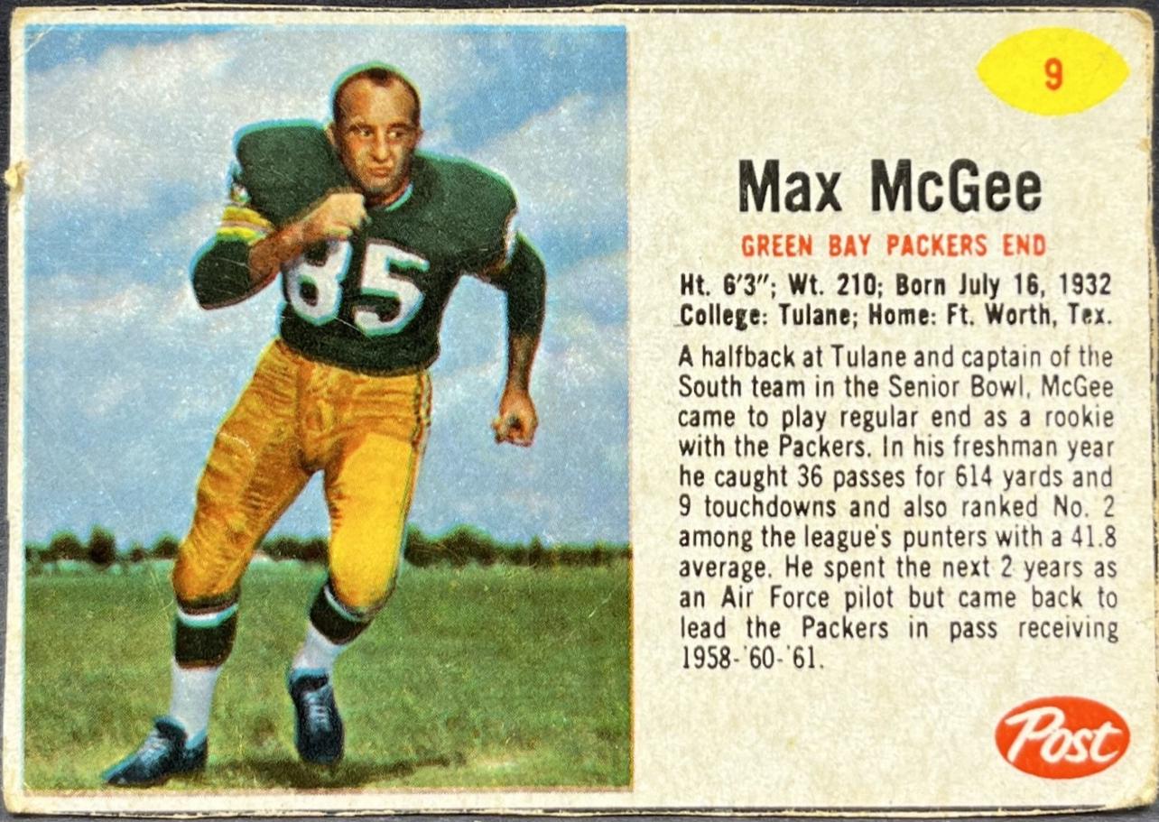 Max McGee #9
