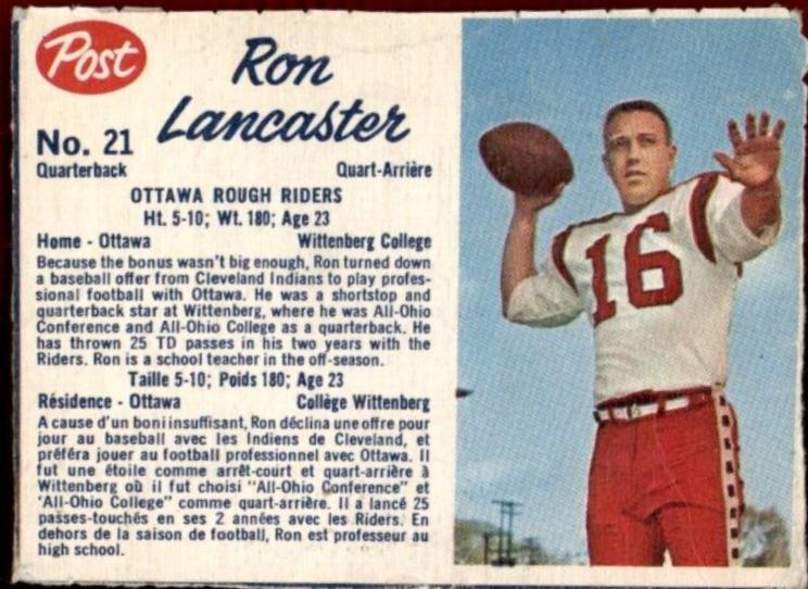 Ron Lancaster [Hand Cut] #21