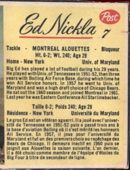 Ed Nickla #7