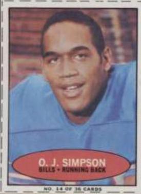 O.J. Simpson [Hand Cut] #14