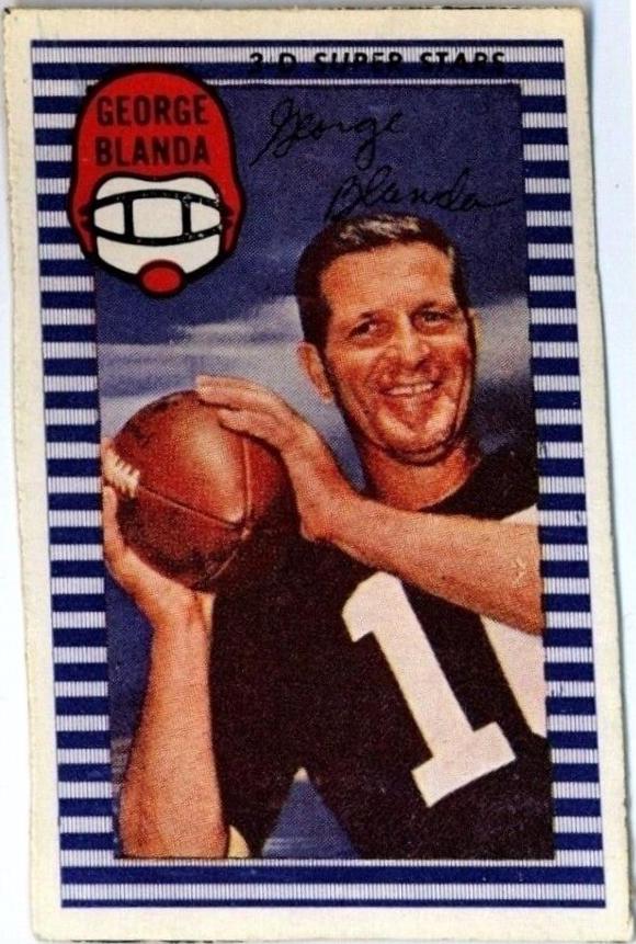 George Blanda [Hand Cut]