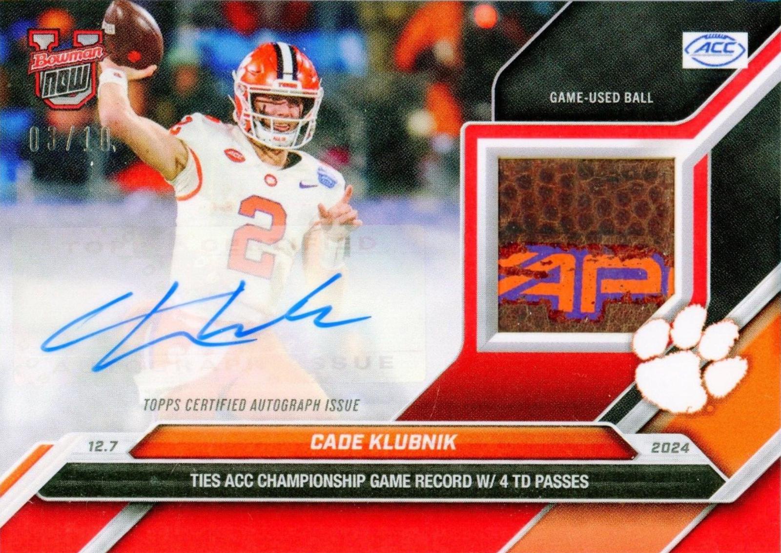Cade Klubnik [Red] #57C